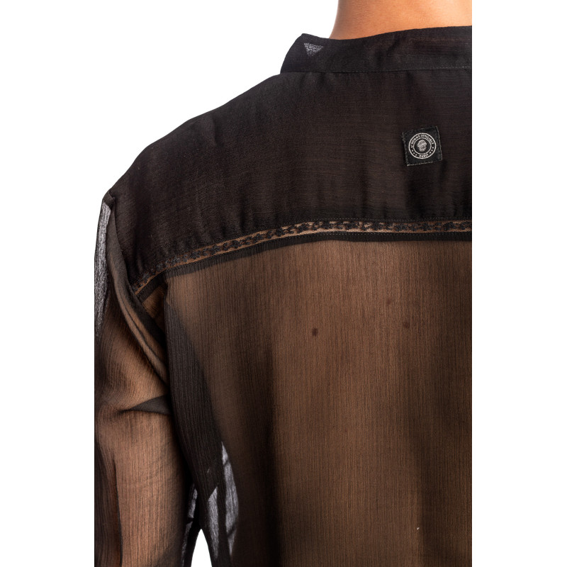 Chantilly - Sheer see-through Tunic Shirt for men