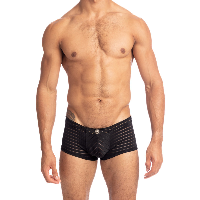 Back to Black - Miniboxer shorty homme taille basse
