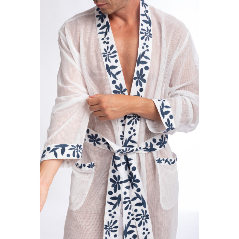 Santorini - Peignoir Kimono
