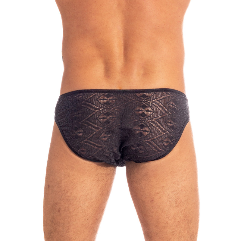 Désires Nocturnes Micro Briefs  Men's Low rise micro sheer bikini briefs  underwear