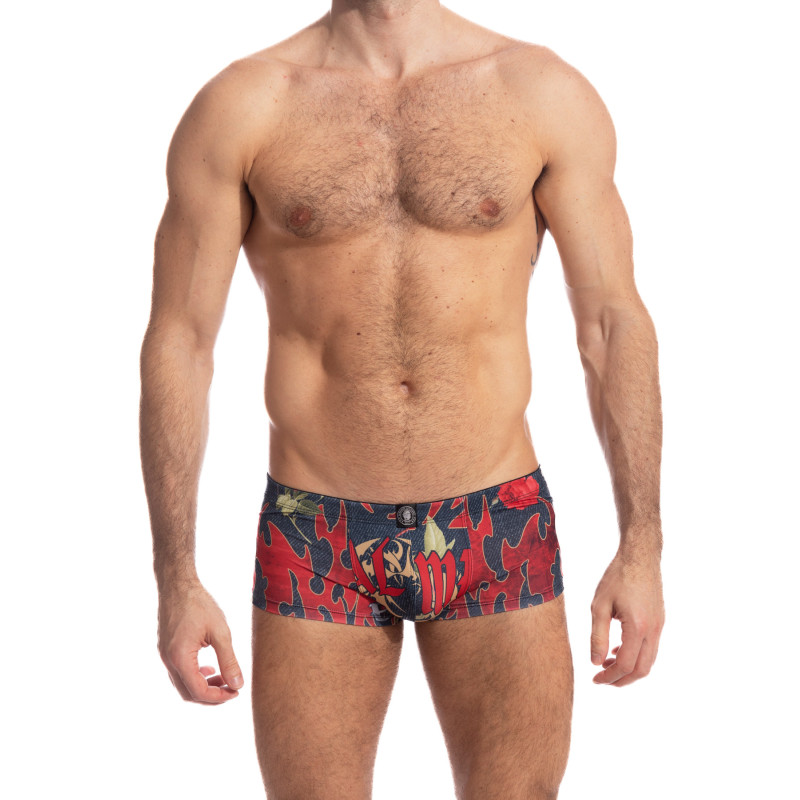 Celtic Noir Mens Boxers  Mens designer printed boxer-briefs by L'homme  Invisible