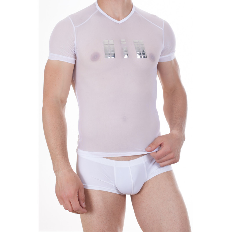 PA2 See through T-shirt White