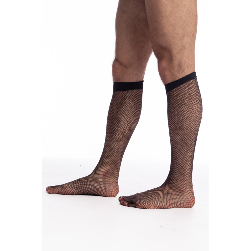 Fishnet - Sheer socks Black
