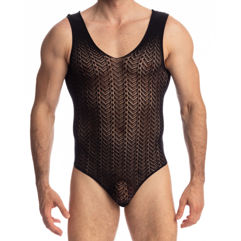 Curio Navy Seamless Bodysuit  Men's seamless Wrestling singlet Bodysuit