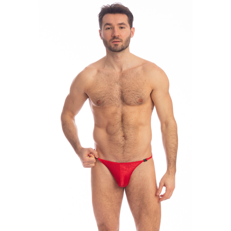 Sexy C-string Thong Invisible Underwear Panty For Men - Red