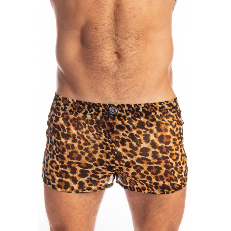 Leopard - Weensy Split Shorts
