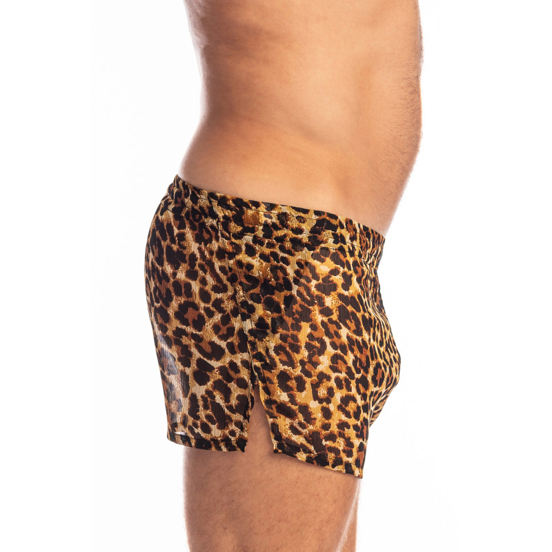 Leopard - Weensy Split Shorts