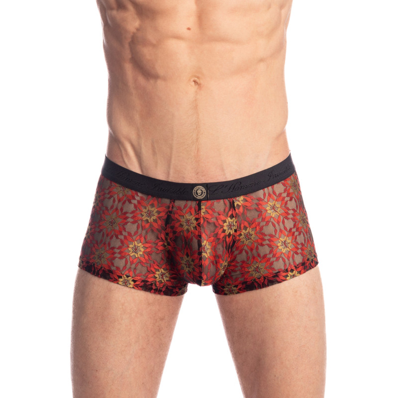 L'Homme invisible Imperial Hipster Push-Up Trunks - Black