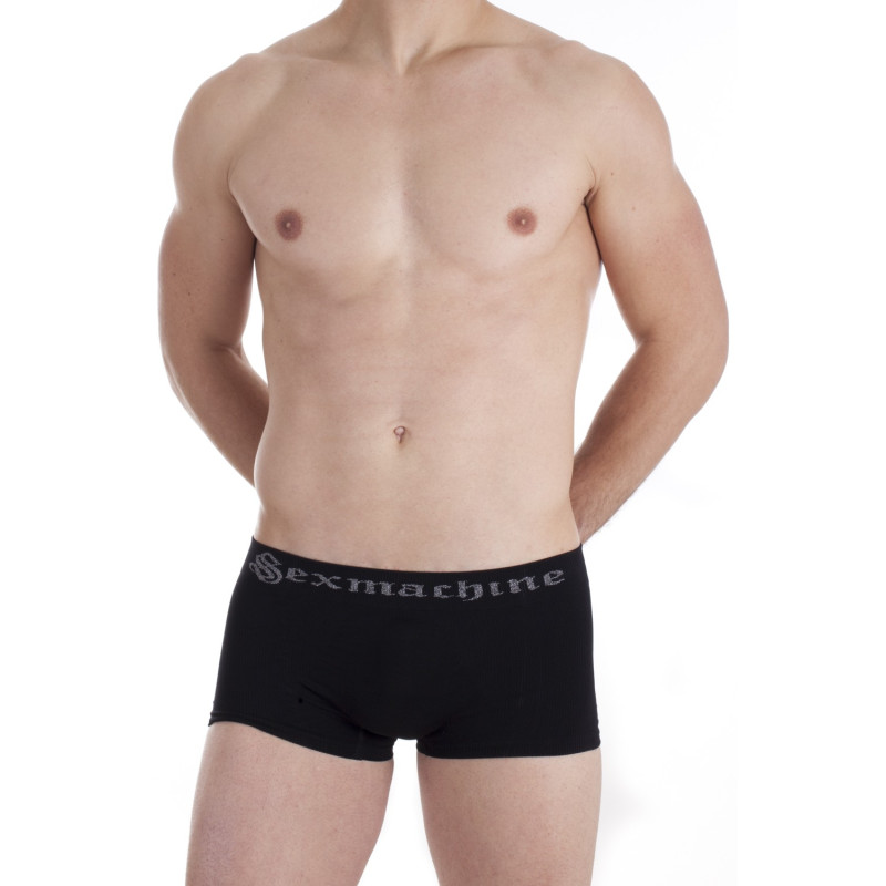 Embroidered seamless Boxer...