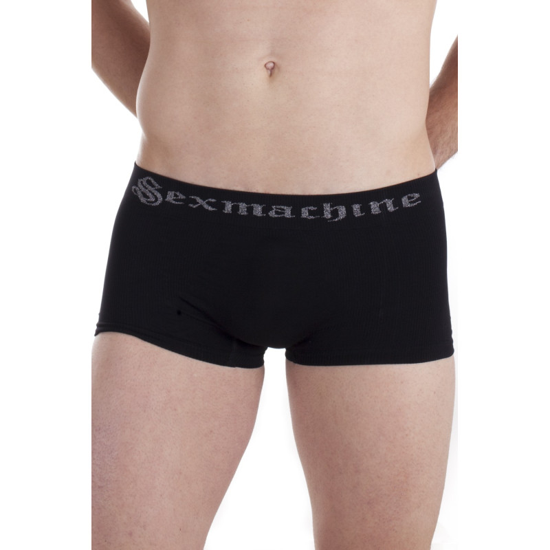 Mens Black Seamless undewear  L'Homme invisble mens embroidered