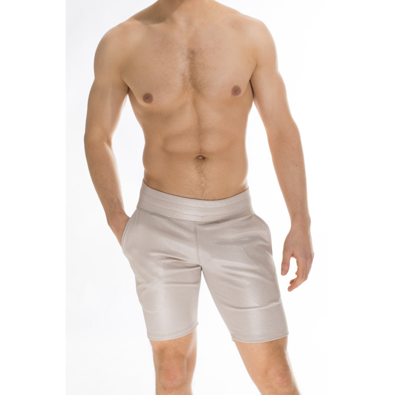 Narcis - Fitlad Shiny Shorts - short bermuda homme avec paillette