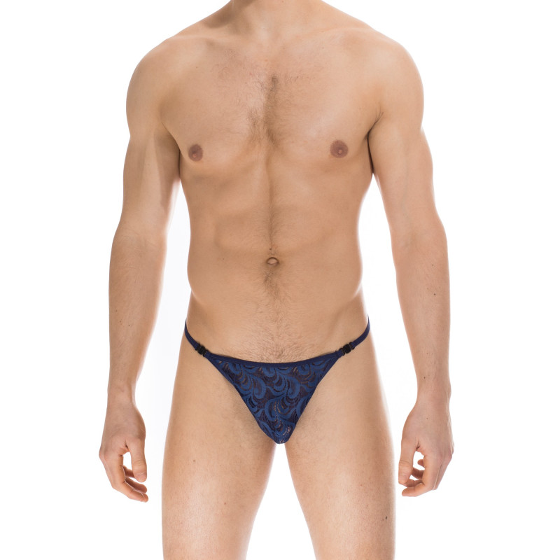 Anapos - Mens Striptease see through lace thong bikini string