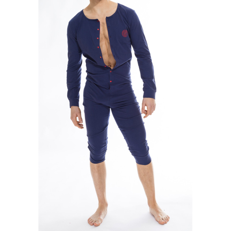 Vergelijkbaar Respect Openlijk Hypnos Mens Onesie Bodysuit | L'Homme Invisible Men's Jumpuit & Playsuit in  Navy