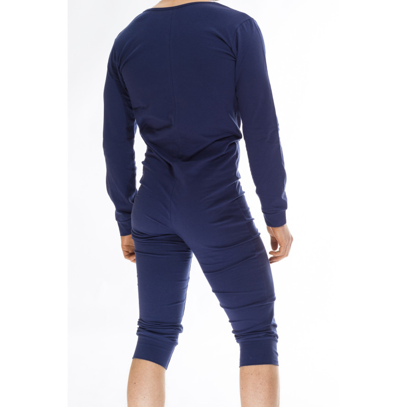 Hypnos - Onesie Combinaison homme en jersey marine