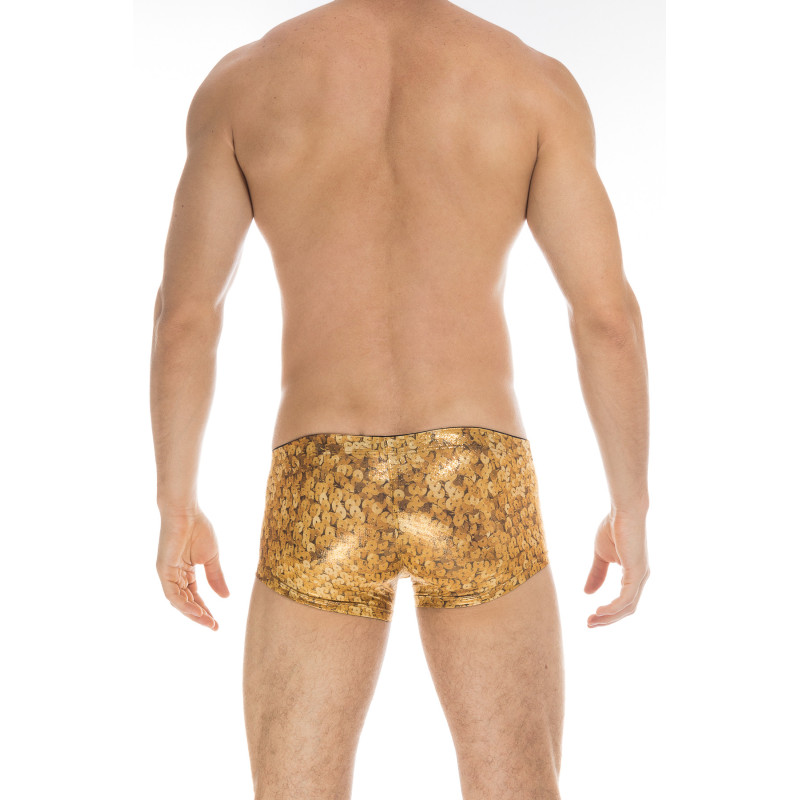 Artem Miniboxer shiny underwear metallic print 