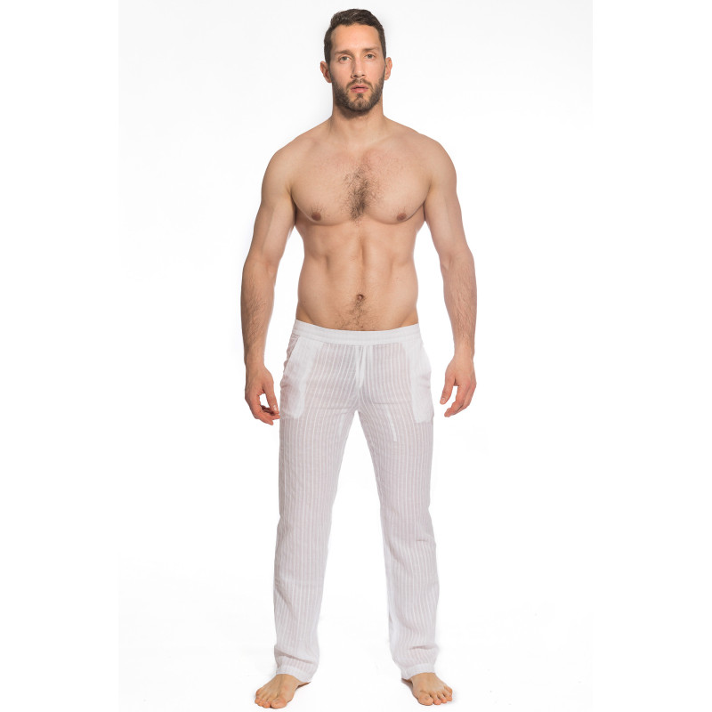 Barbados Pantalon homme lounge en voile de coton