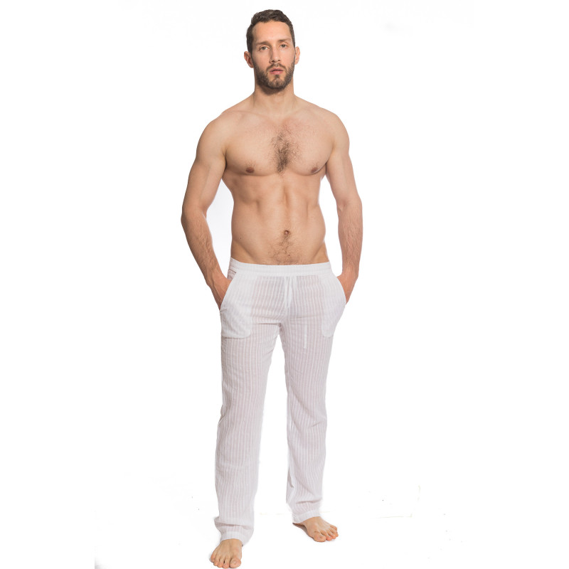 Barbados Pantalon homme lounge en voile de coton