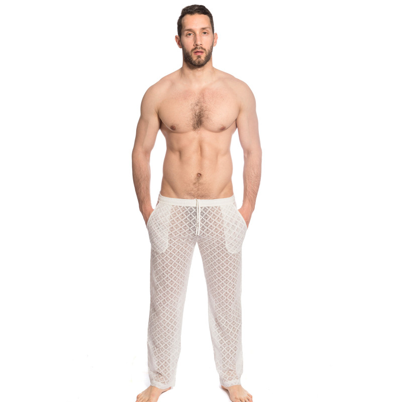 Divine Desire Vanilla Lace Trousers for men