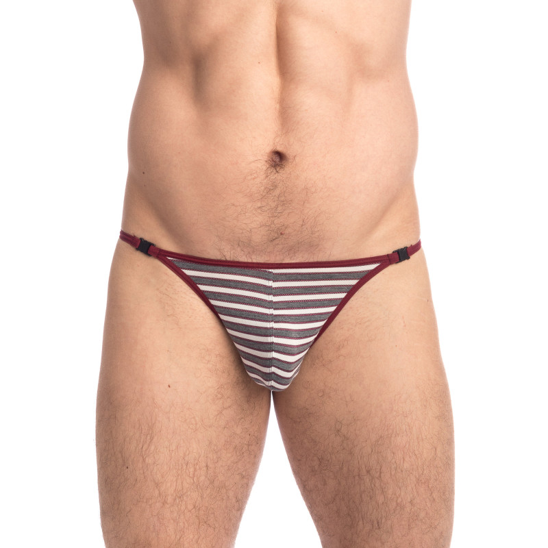 Kakemono - Striptease Thong  Men's Thong underwear with Japanese printed  accents