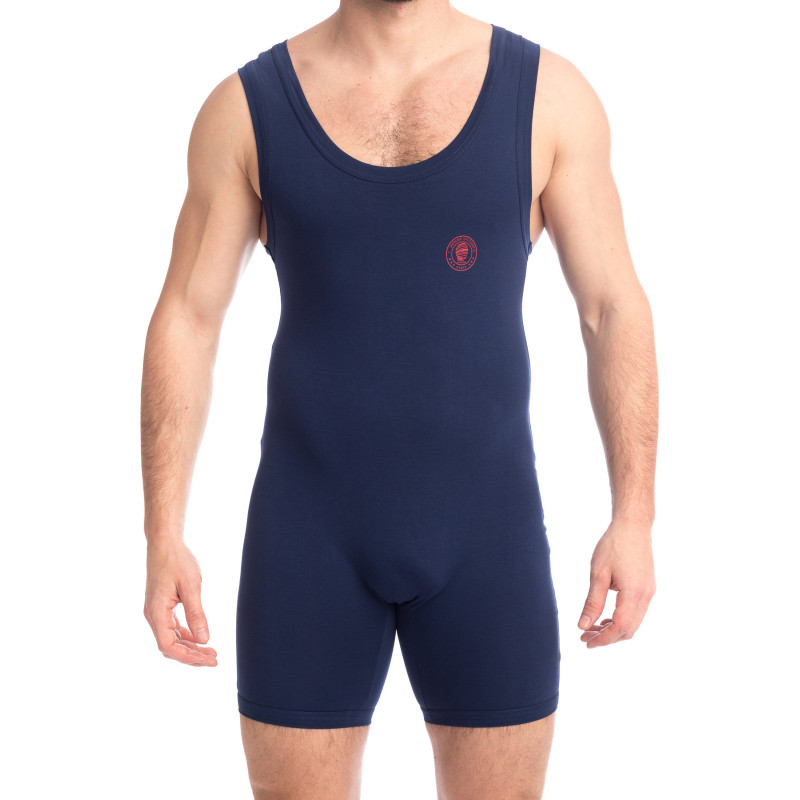 Hypnos - Slip'n Bodysuit Navy