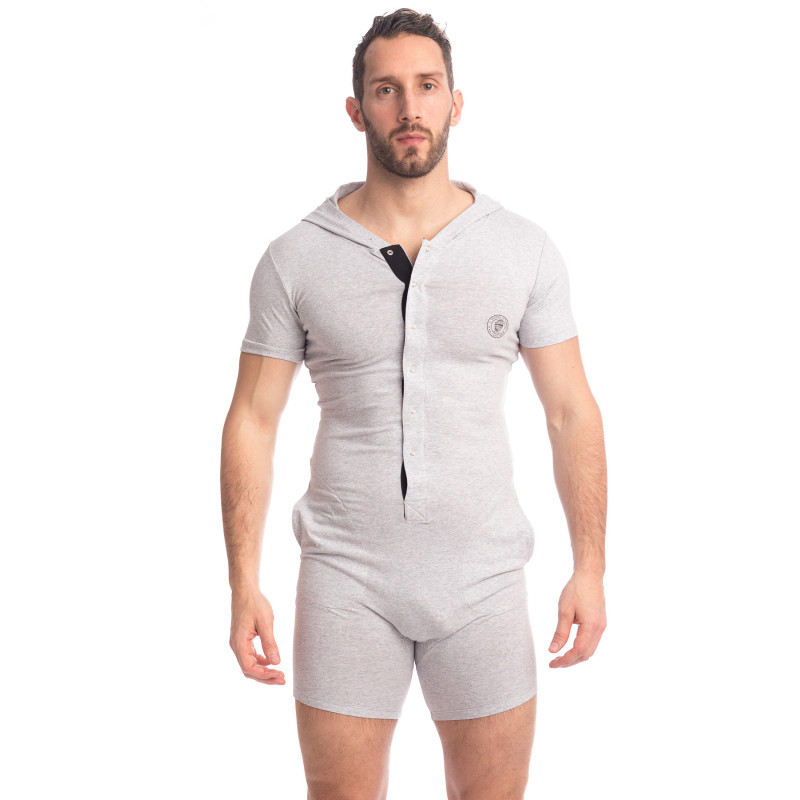 Hypnos - Hoodie Bodysuit Grey