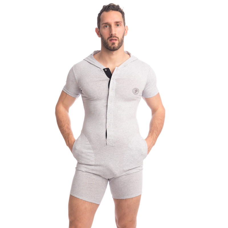 Hypnos - Hoodie Bodysuit Grey
