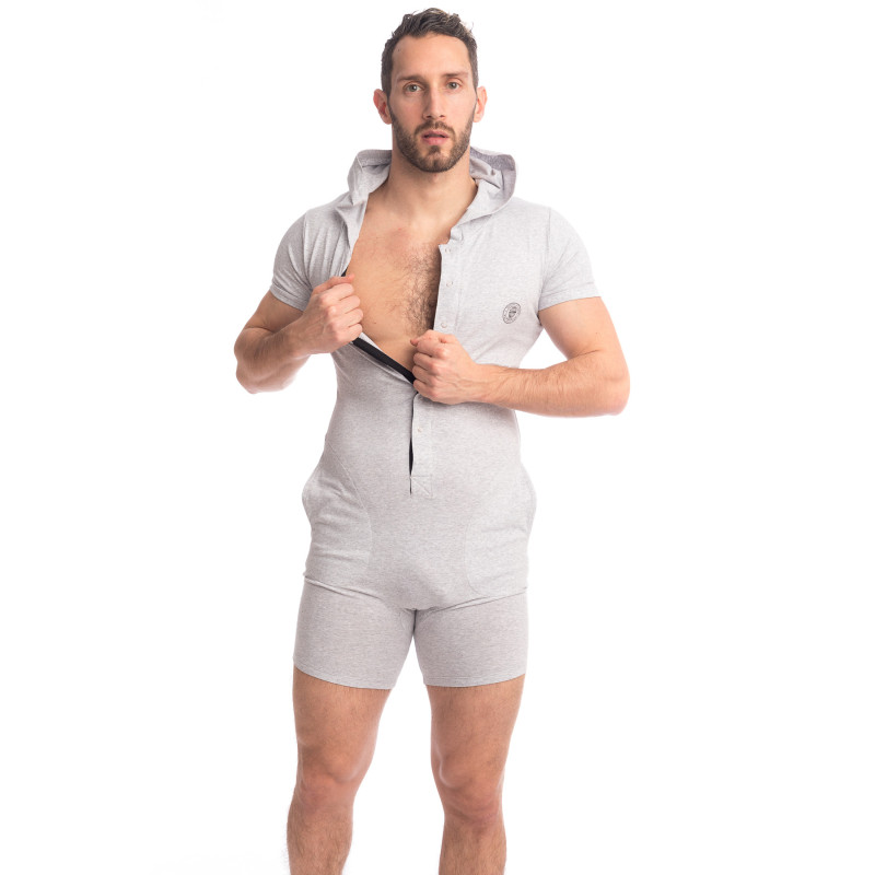 Hypnos - Hoodie Bodysuit Grey