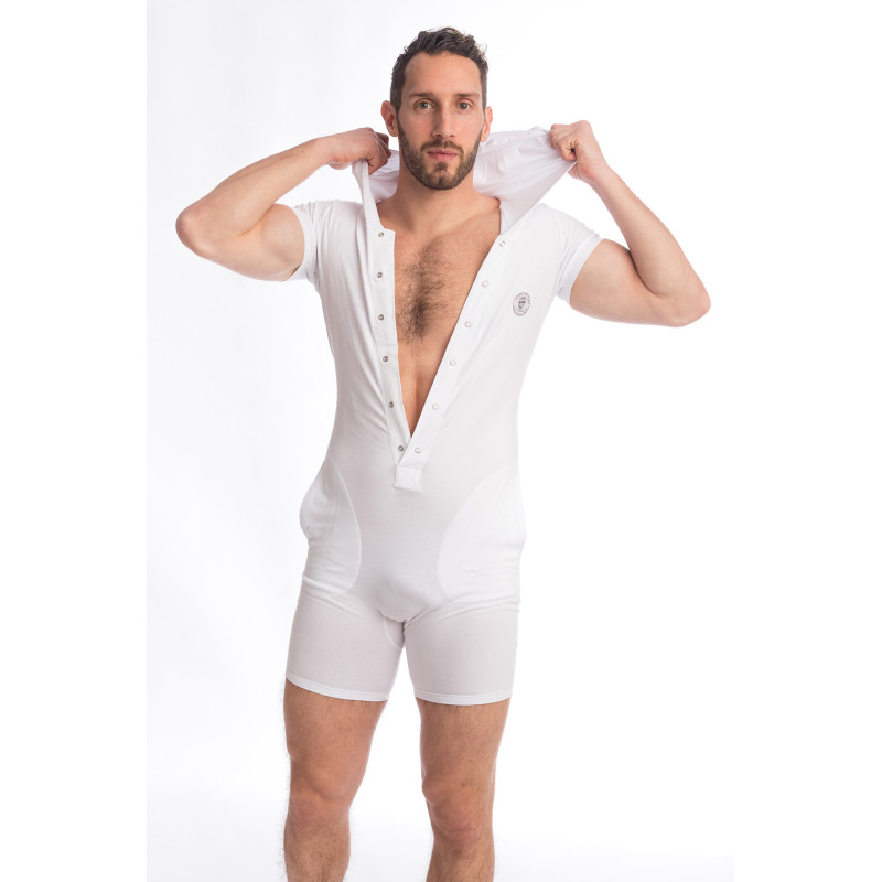 Hypnos - Hoodie Bodysuit White